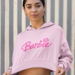 Barbie crop hoodie