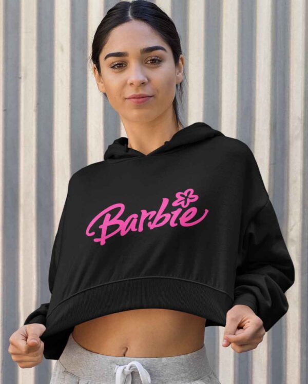 Barbie crop hoodie