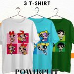 Powerpuff Girls: Combo of 3 Women T-shirts