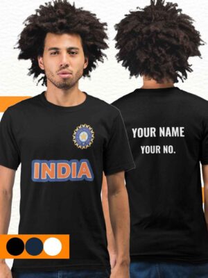 India Cricket Team Customizable Unisex T-shirt