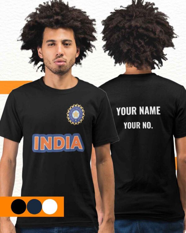 India Cricket Team Customizable Unisex T-shirt