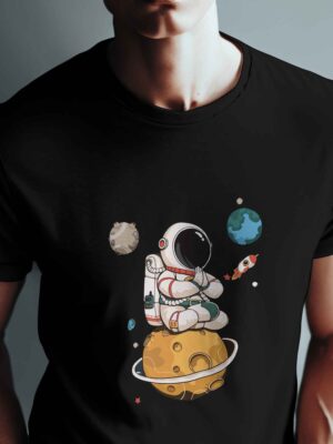 Yoga in Space Unisex T-shirt